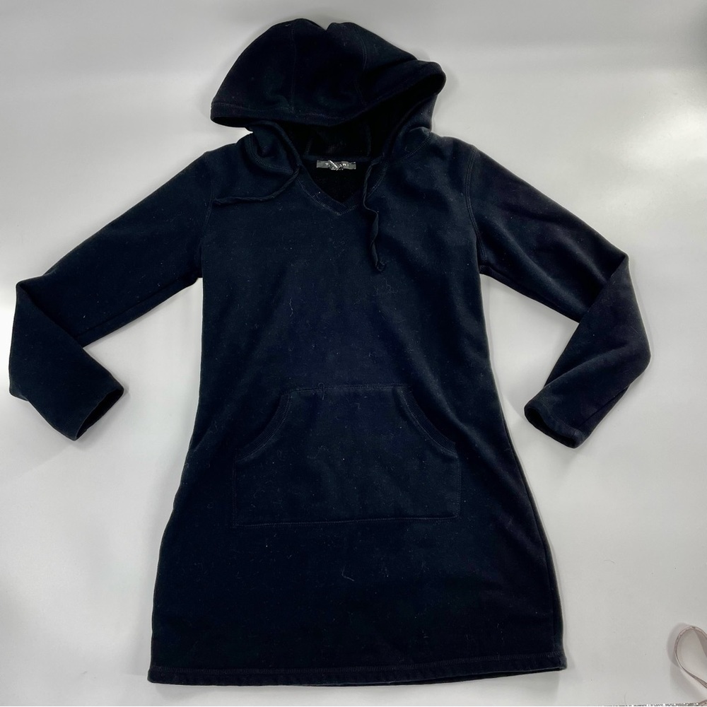 Tahari Soft Fleece Lined Hoodie Tunic / Mini Dress - Picture 4 of 11